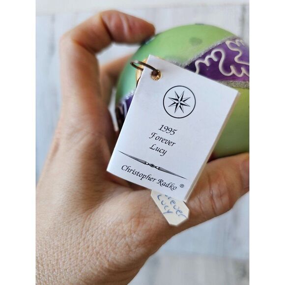 Radko forever Lucy vintage event ornament 1995 tree Santa ornament vintage Xmas - Picture 9 of 9